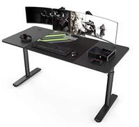 Cadre de bureau assis-debout automatique à double moteur de grande taille, réglable en hauteur, noir, bureau debout pour deux personnes, bureau de jeu