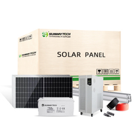 Kit solaire complet 10 kW hors réseau avec onduleur MPPT fixe 10 kW et panneaux solaires 10 kW Sunway CE/TUV pour 24 heures de soleil - Système photovoltaïque