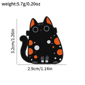 Bros Pin Enamel Kucing Patchwork Warna-warni Lucu Custom Grosir, Lencana Kartun untuk Tas dan Pakaian - Product Image 6