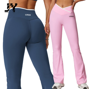 <span class=keywords><strong>Pantaloni</strong></span> da Yoga JY per <span class=keywords><strong>Donna</strong></span>, Effetto Nudo, <span class=keywords><strong>Vita</strong></span> Alta, Gamba Larga, Elasticizzati, <span class=keywords><strong>Comodi</strong></span> per Palestra e Sport - Product Image 1