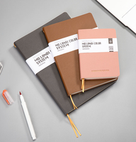 Trendy Minimalist Cute Mini A6/A5/B5 Gewinde gebundenes Tagebuch Großhandel Notizbuch mit Papier abdeckung