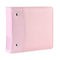 Carpeta de Anillas de Cuero PU Personalizada para Oficina, Tamaño Dos Orificios, para Documentos