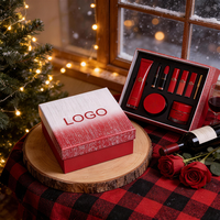 Boîte cadeau personnalisée avec poignées torsadées, en carton, ruban, impression numérique pour solutions d'emballage de marques de luxe