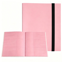 Classeur de cartes 9 pochettes avec couverture en PP, capacité 360 cartes, pour collection de cartes de jeu, sportives et à échanger, bleu