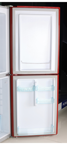 220 Liter Top Vriezer Dubbele Deur <span class=keywords><strong>Retro</strong></span> Koelkast Koelkast Voor Thuis - Product Image 5