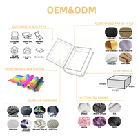 Boîte cadeau personnalisée en forme de livre, rigide avec support intérieur, emballage de luxe pour parfum, OEM, insert réutilisable de qualité supérieure, vente au détail, écologique