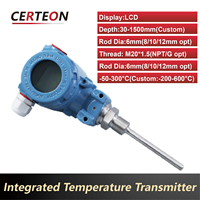 Transmetteur de température numérique 4-20mA avec RTD thermocouple entrée universelle et sortie analogique