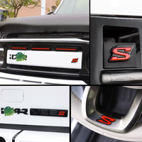 Kit de logo Super Red S nouvellement amélioré, fabriqué en matériau ABS, compatible avec les accessoires Chery ICAR V23 pour Icaur V23