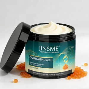 Masque capillaire hydratant personnalisé OEM ODM 200ml à l'extrait de caviar et aux acides aminés pour réparer, lisser et protéger la couleur des cheveux - Product Image 3