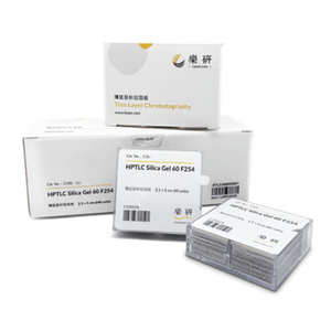 Feuille de papier aluminium GF254 TLC 2,5*5cm, épaisseur de revêtement 0,2mm, composition adhésive Polyacrylate de sodium Leyan C100028-8ea CN - Product Image 1