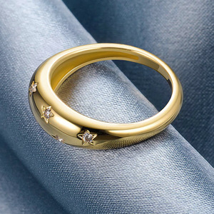 Anello a Forma di Stella per Donne, Design Semplice, Accessorio da Dito per Uso Quotidiano - Product Image 3