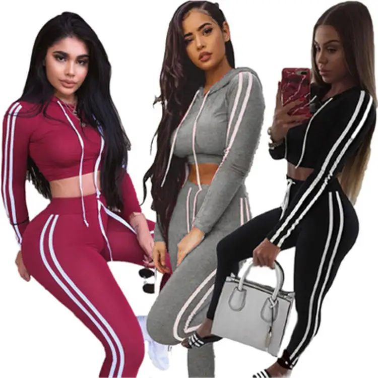 2023 women wholesale sweatshirt Pullover hot selling casual sports 2 piece set sexy fitness yoga hoodie suit