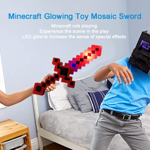Sabres laser LED clignotants <span class=keywords><strong>de</strong></span> 15 pouces avec effets sonores en PVC – Accessoires <span class=keywords><strong>de</strong></span> fête pour garçons, idéal pour <span class=keywords><strong>photos</strong></span> et spectacles, cadeau et choix premium - Product Image 4