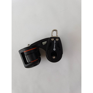 BB-0212FE Flat Belt Puley for Sailboat 29mm Wheel Diameter 8mm Wire Diameter Steel Three-Wheel/<b>Shackle</b>/Clip Rope OEM - Product Image 3