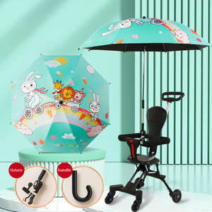 Gran oferta, soporte para paraguas, soporte para carrito <span class=keywords><strong>de</strong></span> empuje, silla <span class=keywords><strong>de</strong></span> Golf <span class=keywords><strong>de</strong></span> playa portátil, paraguas para cochecito <span class=keywords><strong>de</strong></span> bebé con abrazadera Universal ajustable - Product Image 5