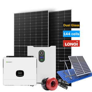 Sistema de Energía Solar Híbrido Todo <span class=keywords><strong>en</strong></span> Uno de 48 V y 20 kW Fuera de la Red, Sistema Completo de Energía Solar de 10 kW para el Hogar - Product Image 1