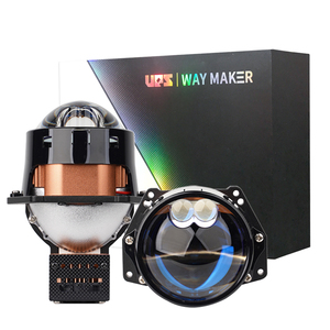 เลนส์เลเซอร์คู่ AES S600 Prism WAY MAKER ไฟ LED คู่กำลังสูง <span class=keywords><strong>55W</strong></span> 80W โปรเจคเตอร์ LED เลนส์สีฟ้า 6000K - Product Image 1