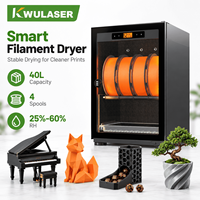Déshumidificateur semi-conducteur pour stockage de filament d'imprimante 3D, écran tactile, humidité en temps réel, alimentation directe, trous d'insertion PLA PETG ABS TPU Nylon