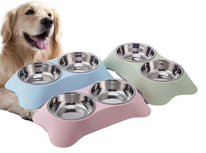 स्वचालित पालतू फीडर उन्नत नए पीपी स्टेनलेस स्टील कटोरे हटाने योग्य धीमी फीडर व्यक्तिगत सिलिकॉन पानी के कटोरे - Product Image 2