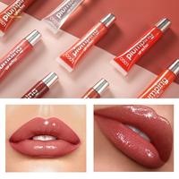 Maquillage professionnel brillant à lèvres augmenter l'élasticité des lèvres huile essentielle de brillant à lèvres végétalienne huile naturelle hydratante pour les lèvres plus dodue