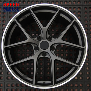 ล้อแม็กซ์ Speed Mega Gunmetal 10 ก้าน ขอบขัดเงา ดีไซน์ Y Split ขนาด 18 19 นิ้ว - Product Image 4