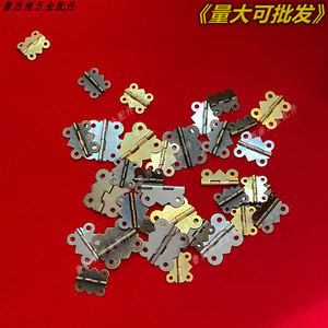 Bisagra de mariposa de hierro para muebles, 26 mm x 28 mm, montaje en superficie, para caja de regalo - Product Image 4