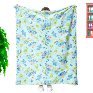 Vente en gros de couvertures épaisses et chaudes imprimées personnalisées avec nom, motifs <span class=keywords><strong>Pixar</strong></span> Disney, Stitch, Baby Monsters Inc, avec logo d'étiquette gratuit - Product Image 3
