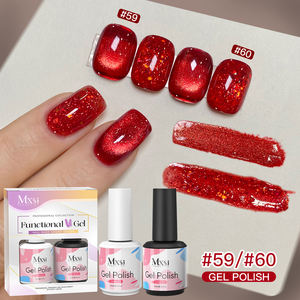 Ensemble de <span class=keywords><strong>vernis</strong></span> à ongles magnétique <span class=keywords><strong>pour</strong></span> chat en gel rouge vin 15 ml, marque privée, rouge rubis, effet œil de chat, gel <span class=keywords><strong>semi</strong></span>-<span class=keywords><strong>permanent</strong></span>, <span class=keywords><strong>vernis</strong></span> à ongles <span class=keywords><strong>UV</strong></span>, art des ongles - Product Image 2