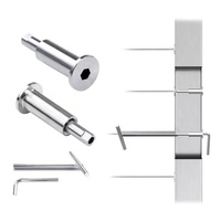 HIMOWAY Railing en câble en acier inoxydable pour extérieur, facile à installer, accessoires pour rampes d'escalier