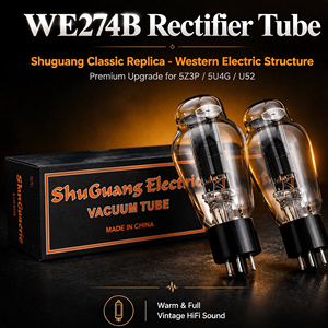 Shuguang Neuerscheinung: Nachbildung der WE274B Vakuumröhre, Gleichrichterröhre als Ersatz für 5Z3P 5U4G <span class=keywords><strong>U52</strong></span> für HiFi-Röhrenverstärker-Audio-Upgrade - Product Image 2