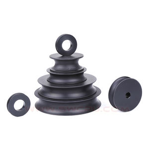 Grande poulie en plastique de Pom de cannelure d'U/V/roue en <span class=keywords><strong>nylon</strong></span>/poulies pour le câble métallique - Product Image 4