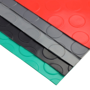 Rotoli di PVC Diamantato/Moneta Rosso/Blu/Grigio 1-3mm ad Alta Resistenza allo Strappo con Tessuto Non Tessuto sul Retro - Product Image 4