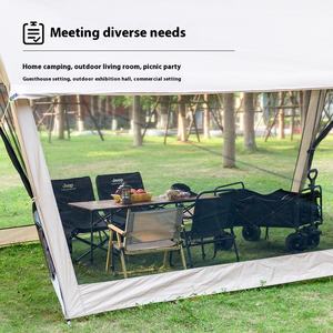 Tente imperméable pour camping, pare-soleil et <span class=keywords><strong>moustiquaire</strong></span> pour la pêche en plein air, protection solaire, salon, 8-12 personnes - Product Image 4