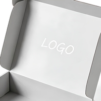 Boîte d'expédition pour vêtements en carton gris personnalisée avec votre logo – Offre spéciale