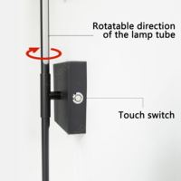 Applique murale d'ambiance à LED de luxe pour intérieur/jardin Barre lumineuse amovible à longue bande créative Rechargeable pour bar escalier couloir intérieur