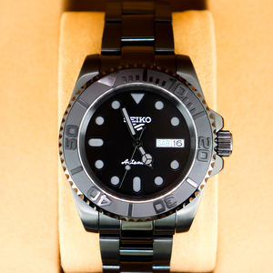 Montre automatique de la série Royal, cadran en céramique, fabrication artisanale, mouvement automatique NH35, résistance à l'eau 5 ATM, montre pour homme - Product Image 1