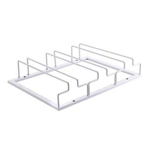 1-8 שורות מסלול חריץ בר ארון ביתי תלוי בזווית ישרה מתכת הפוך שמפניה כוס יין אדום מתלה מחזיק כוסות למטבח - Product Image 3