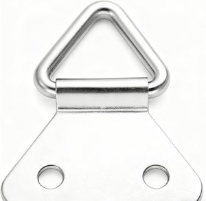 BIKICOCO Metal Triangle Ring Buckle Connectors Round Edge Webbing Bag Clasp <b>Handbag</b> Strap Making Hardware <b>Silver</b> Pack Of - Product Image 6