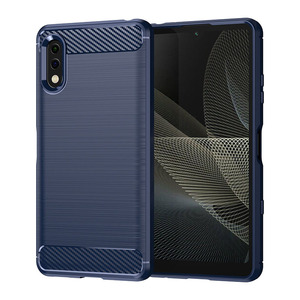 Coque de téléphone portable en fibre de carbone antichoc TPU Business coque arrière pour Sony <span class=keywords><strong>Xperia</strong></span> Ace L1 XA1 XZ1 5 8 10 <span class=keywords><strong>Pro</strong></span> - Product Image 3