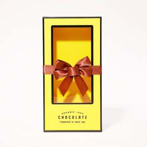 Bonbonnière personnalisée en carton de mariage, emballage en carton de bonbons, chocolat recouvert de Pralinen boîte de fraises avec Inserts en plastique ruban CMYK - Product Image 3