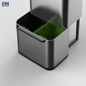 Nuevo Diseño de <span class=keywords><strong>Cubo</strong></span> de <span class=keywords><strong>Basura</strong></span> Automático Multifuncional <span class=keywords><strong>con</strong></span> Sensor para Cocina, <span class=keywords><strong>Cubo</strong></span> de Compostaje de Acero Inoxidable sin Contacto para el Hogar - Product Image 3