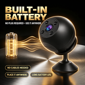 กล้องรักษาความปลอดภัย C8 มินิไวไฟ 1MP, ดูอัลแบนด์ 2.4G&5G, การเชื่อมต่อออฟไลน์แบบฮอตสปอต 50M AP, ระบบมองเห็นกลางคืนด้วยอินฟราเรด, ระบบตรวจจับความเคลื่อนไหว - Product Image 4