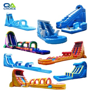 Mới Đến <span class=keywords><strong>Inflatable</strong></span> Đôi Trượt Nước Thương Mại <span class=keywords><strong>Inflatable</strong></span> Trượt Nước Dành Cho Người Lớn Trượt Lớn Trò Chơi Với Hồ Bơi Để Bán - Product Image 5