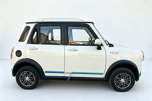 Voiture électrique compacte 4 portes avec garniture bleue et toit noir, mini-voiture électrique pour adultes, vente chaude, bonne qualité - Product Image 2