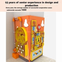 Panneau de jeu interactif cylindrique pour salle sensorielle, équipement de salle sensorielle, panneau à billes pour maternelle
