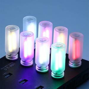 Luz Ambiental para Coche con Efecto Esmerilado, Bombilla LED con Control Táctil USB, Lámpara Incandescente, Decoración Nocturna para Dormitorio - Product Image 1