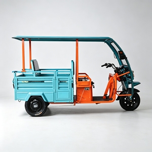 Eavy uuty leclectric ickickshaw 60V EAD CID atteratterriple Rake yystem leclectric ricricycle para assenger y Argo ransport - Product Image 2