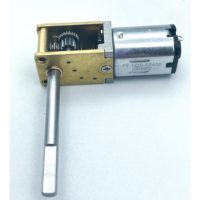 Moteur à engrenages à vis sans fin DC à balais de charbon N20 à angle droit personnalisé, boîtier de 12 mm de diamètre, pour imprimantes 3D, robots et serrures intelligentes