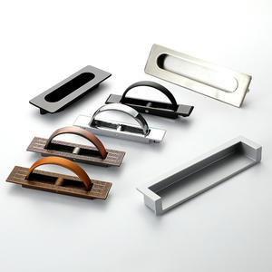 Vente directe d'usine poignée cachée bouton en aluminium pour porte coulissante <span class=keywords><strong>Invisible</strong></span> tiroir carré armoire porte meubles poignées boutons - Product Image 2