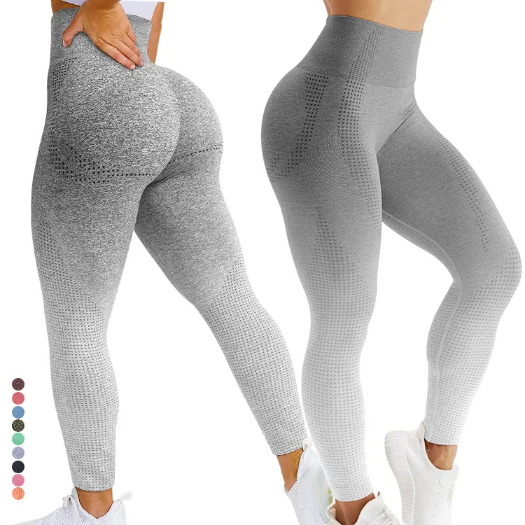 Wholesale high quality women gym leggings custom logo workout seamless women leggings